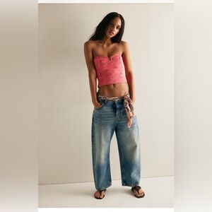 We the Free barrel jeans